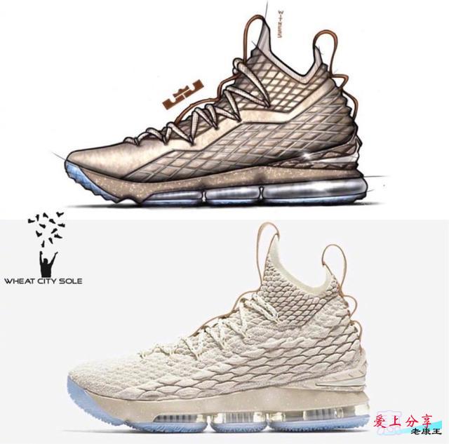 詹姆斯系列球鞋设计师 设计手稿